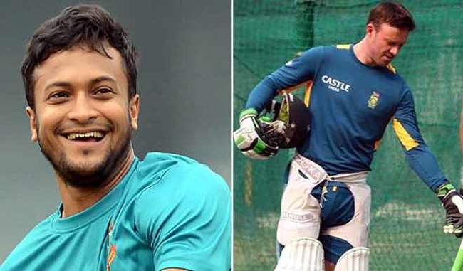 Shakib, De Villiers return for one-day series Shakib, De Villiers return for one-day series