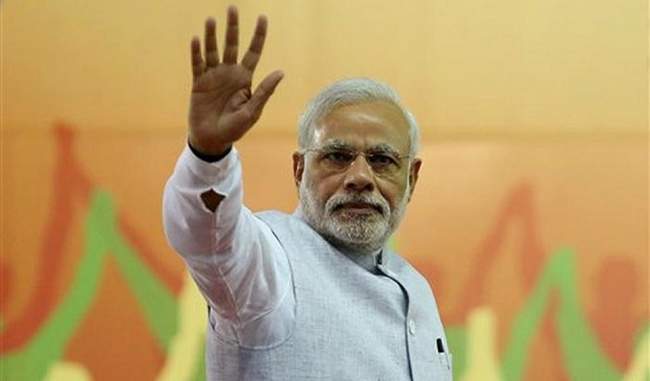 Naredra Modi to address gujarat BJP workers on monday
