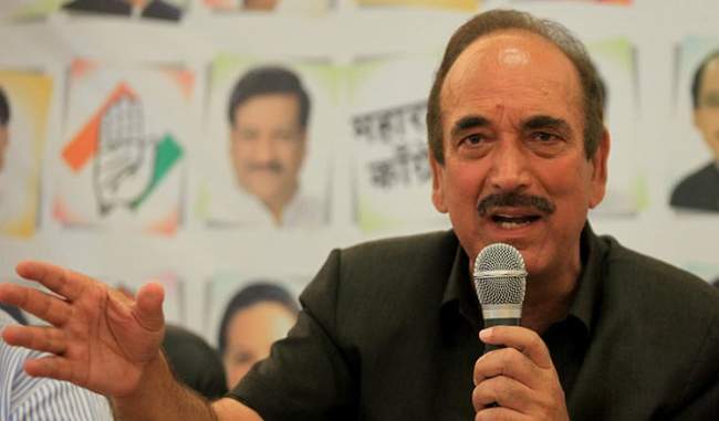 Congress to Contest UP Local Body Polls on its Own: Ghulam Nabi Azad