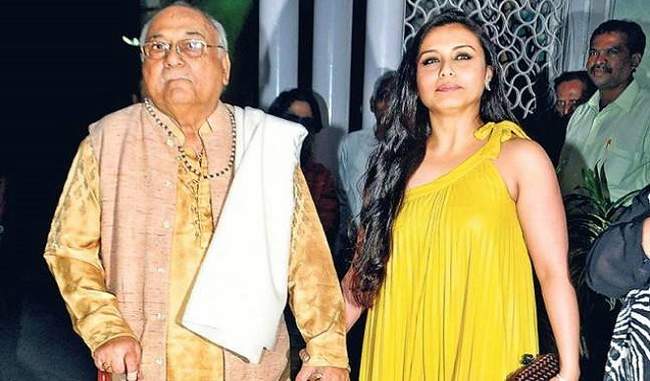 Rani Mukherjee father dies at heart failure