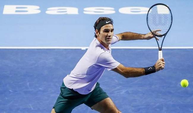 Roger Federer beats Frances Tiafoe in 1st round at hometown Swiss Indoors