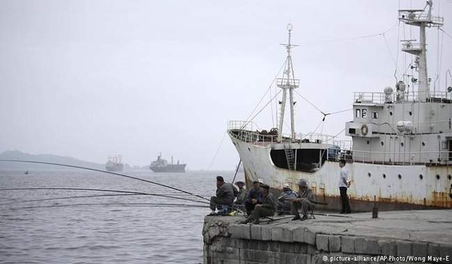 North Korea returned yacht of South Korea