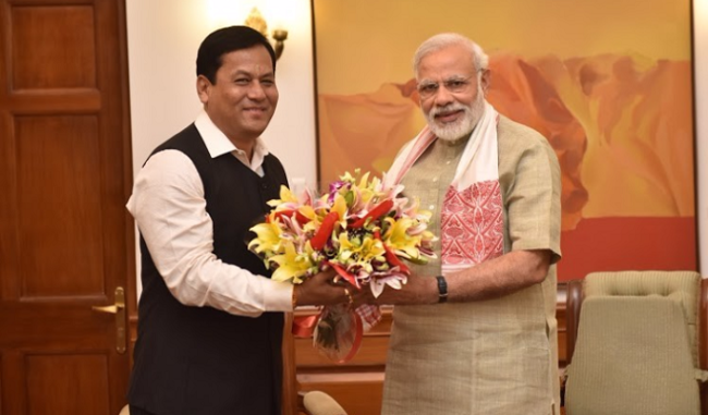 Prime Minister Narendra Modi greeted Sonawal on birthday