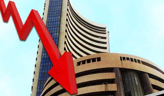 Sensex falls for the third consecutive day, 181 points and broken