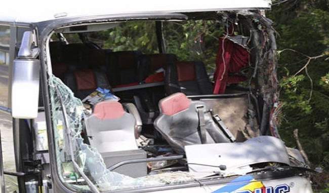 13 Myanmar passengers killed in Thai van crash: police