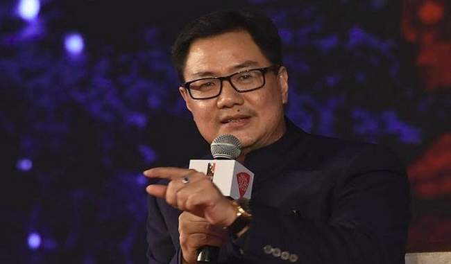 Enough space for India and China to work together: Kiren Rijiju