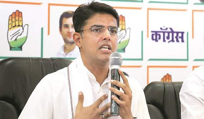 Sachin Pilot says Raje govt deceived farmers for 4 years
