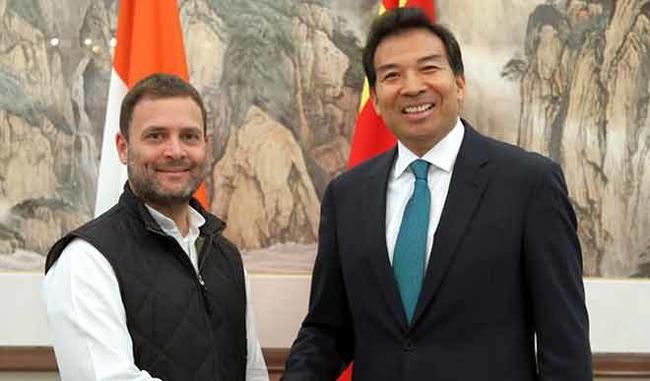 चीनी राजदूत से छिपकर मिलने से राहुल की विदेश नीति की पोल खुली