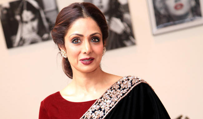 Actress Sridevi is happy for ''Mom'' success