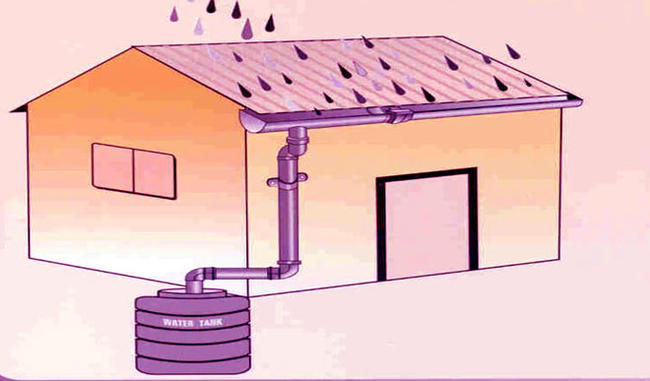 Roof water harvesting can be economical