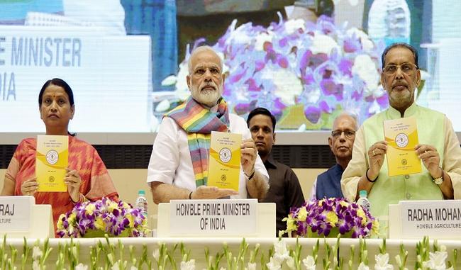Cooperatives should explore new areas to double farm income:PM