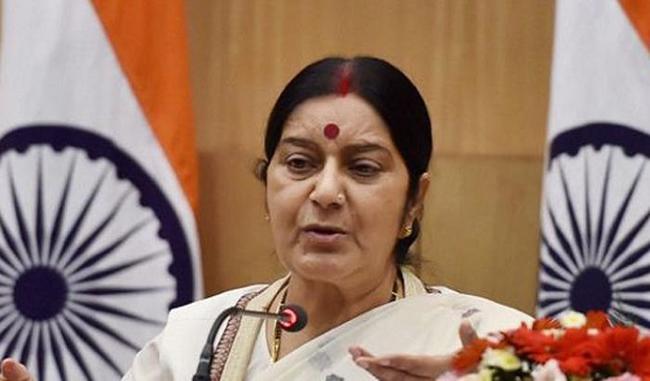 Sushma Swaraj says Terrorism can not be justified in any way