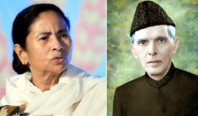 Just look at this similarity between Mamta Banerjee and Jinnah