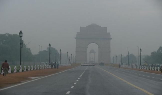 Effect of humidity in morning, mist may be from Wednesday morning