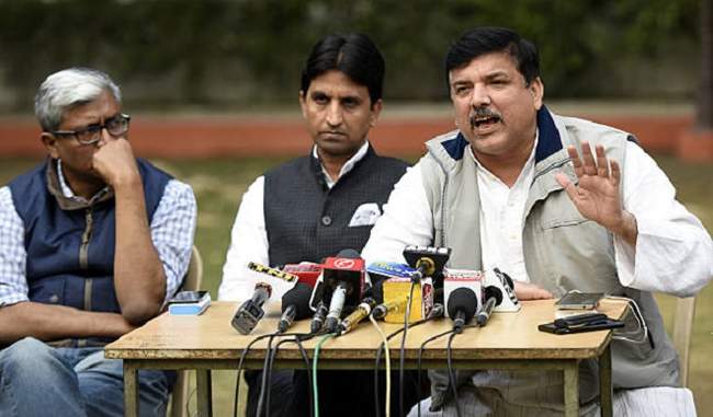 Sanjay Singh, Sushil Gupta and ND Gupta is AAP's RS Nominees