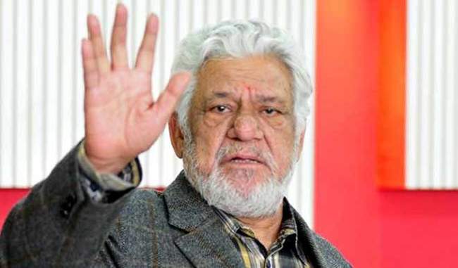Ompuri was a well-known artist of Indian cinema