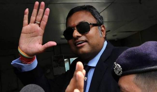 karti chidambaram leaves after ed questioning