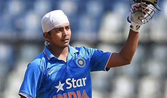 we need support of all 15 players says prithvi shaw