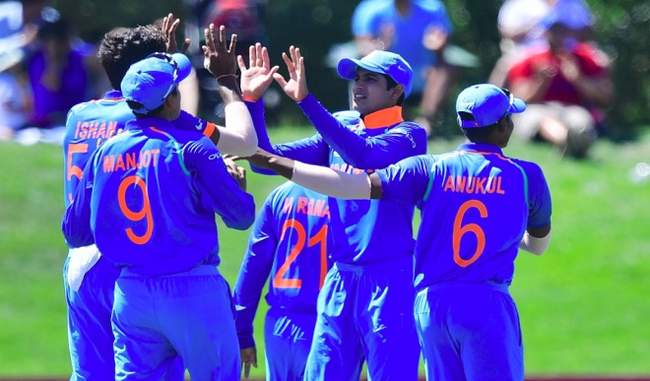 india win against pakistan in u 19 wc