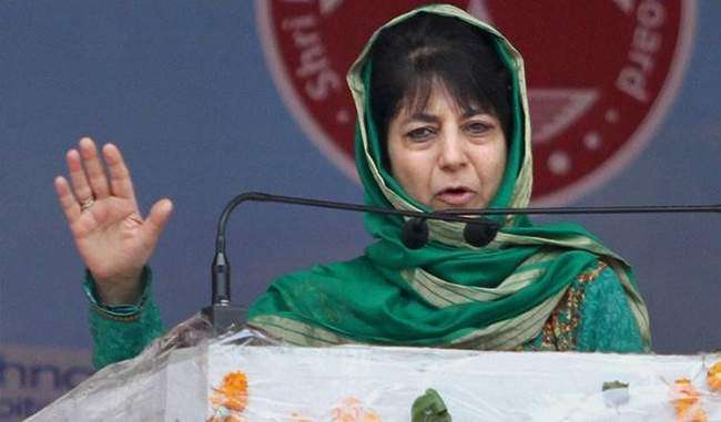 Mehbooba Mufti denounces call for separate state for Muslims