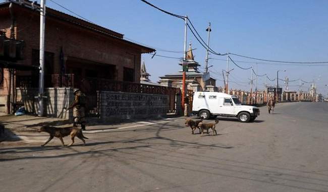 72th-year-of-kashmir-operation-bandh-hits-normal-life