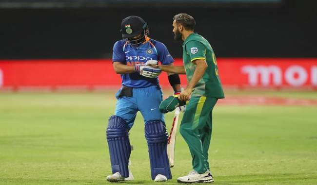 India won the first odi against south africa