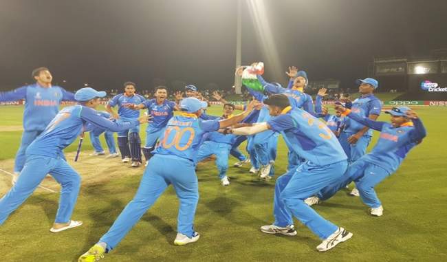 team india won the u19 world cup update
