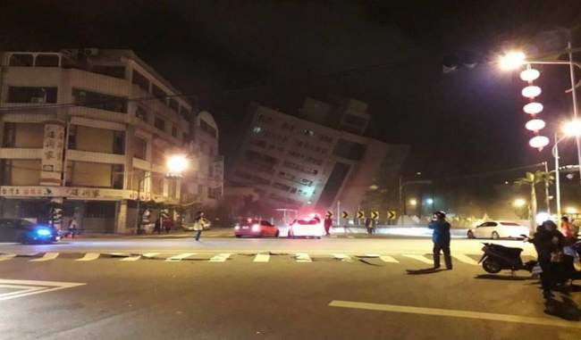 6.4 magnitude earthquake in Taiwan
