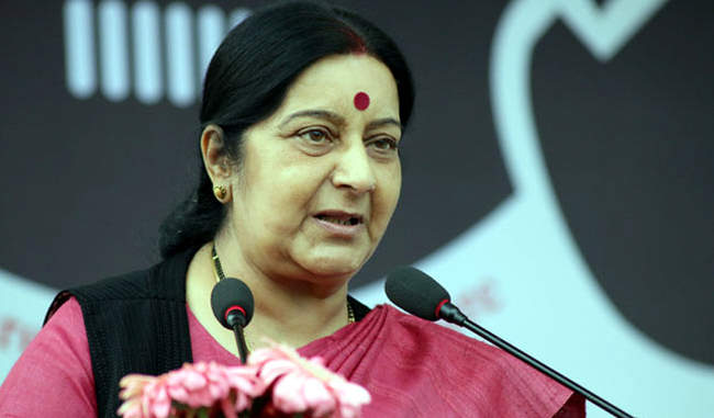 H-1B visa is in constant touch with US government: Sushma