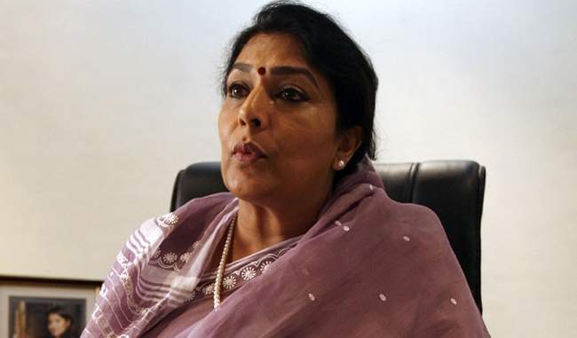 BJP targets Congress on conduct of Renuka Chowdhury in Rajya Sabha