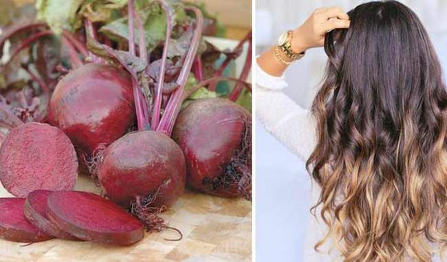 Beetroot prevents hair loss