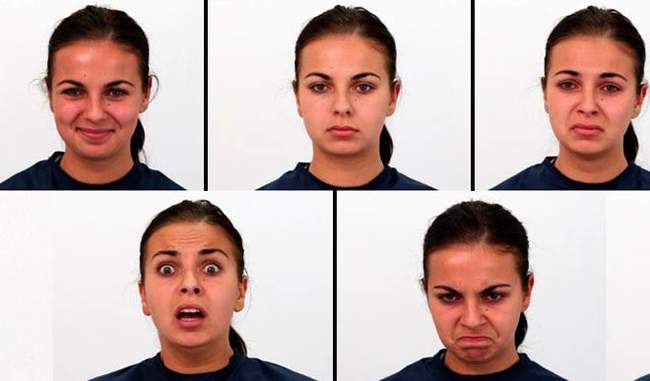 False facial expressions