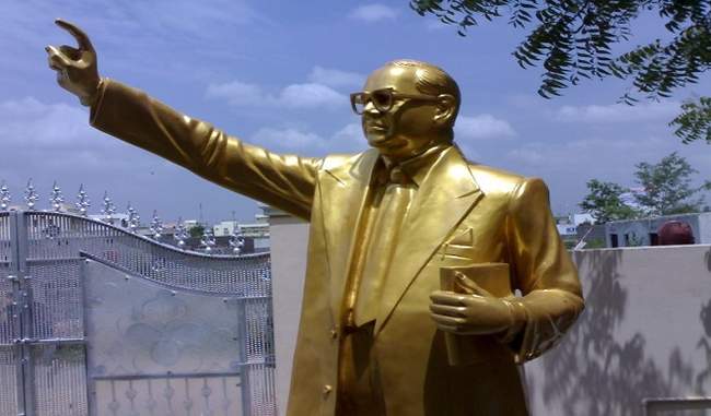 Now, B R Ambedkar''s statue vandalised in UP''s Meerut