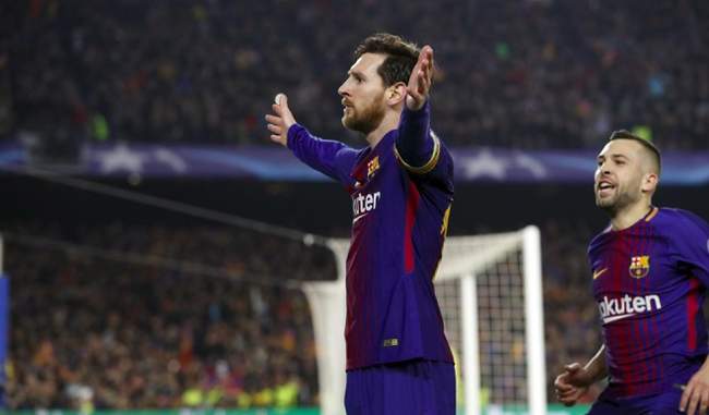 Messi completes the Champions League in the hundreds