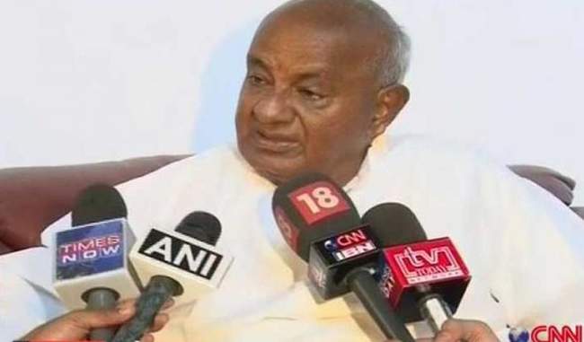 Former Prime Minister Deve Gowda's allegation, the most corrupt is Siddaramaiah's government
