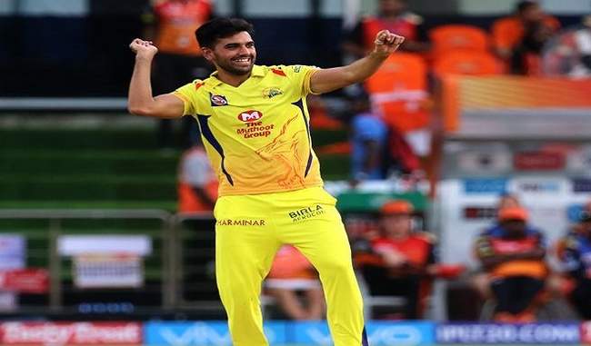 Fast bowler Deepak Chahar gets out of IPL for two weeks
