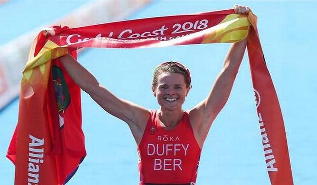Bermuda''s Duffy wins first gold medal of the Commonwealth Games