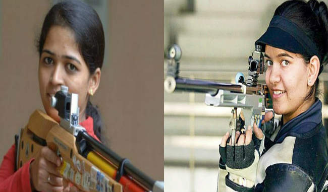 CWG 2018, Shooting gold for Tejaswini Sawant, silver for Anjum Moudgil