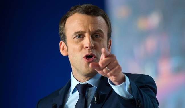 France has not declared war on Syria regime, says Emmanuel Macron