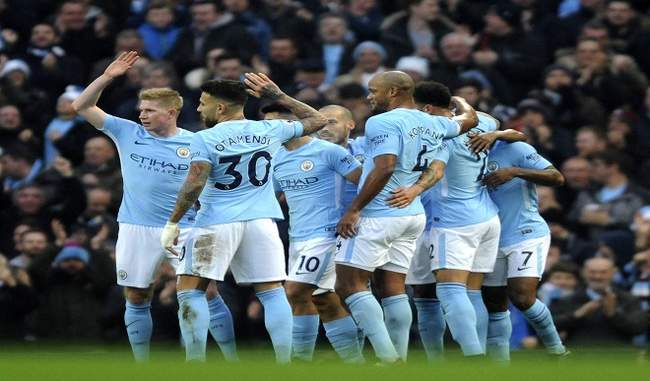 Manchester City equal Premier League wins record, first to century of goals twice