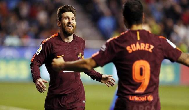 Lionel Messi Hat-Trick Seals Barcelona''s 25th La Liga Title In Style