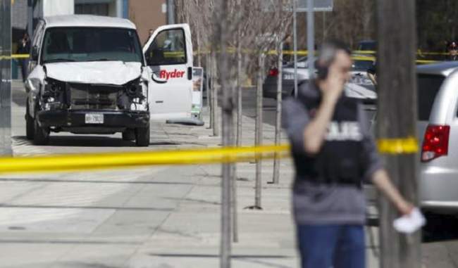A van speeds across Toronto sidewalks, leaving 10 pedestrians dead