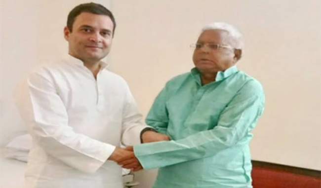 Rahul wants support of Lalu in Jharkhand, Bihar