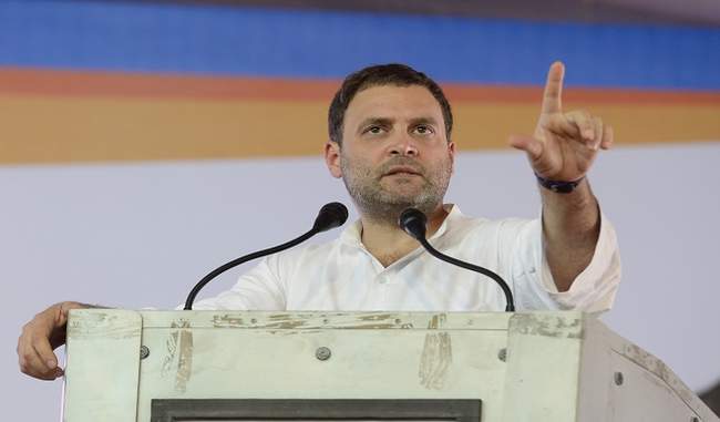 Rahul criticized Modi for ''silence'' on atrocities against Dalits