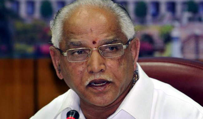 BS Yeddyurappa arrives in Raj Bhavan for claiming to form government