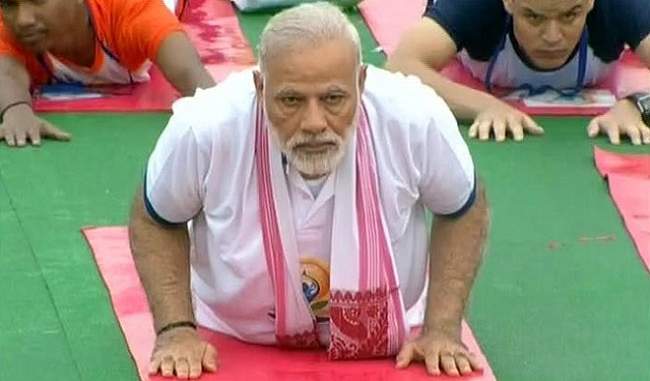 modi will do yoga in jaipur on international yoga day
