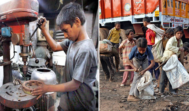 child labour increase in India