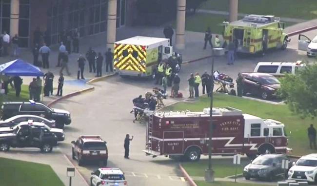 At least 10 killed in shooting at Texas high school, explosives found, police say