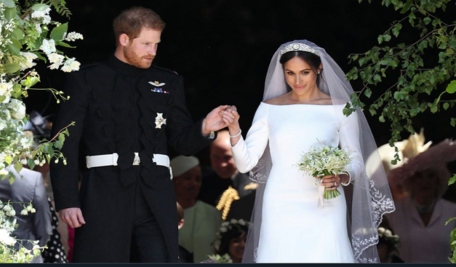 Prince Harry and Megan Markle tied up in marriage bonds