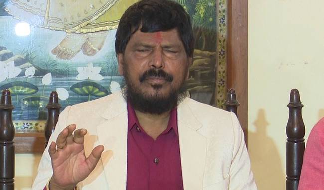 Center will try to bring Bill for reservation for SC / ST in promotions: Athawale
